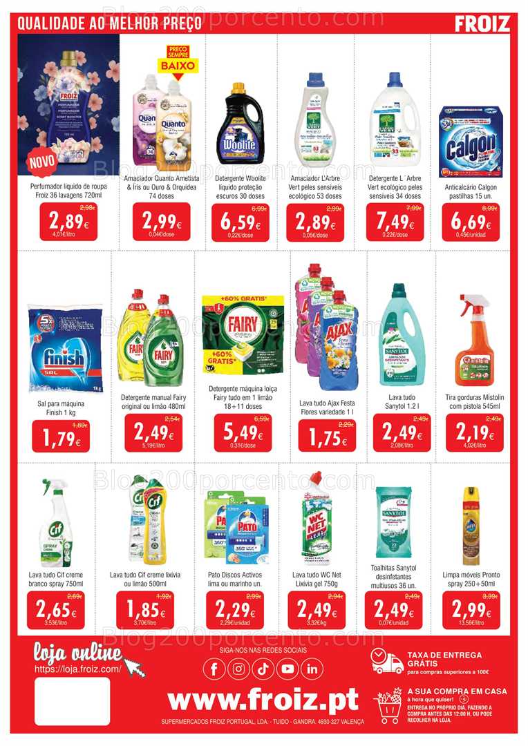 Antevisão Folheto FROIZ Promoções de 23 outubro a 12 novembro