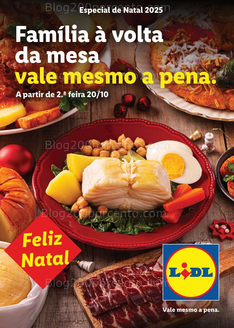 Antevisão Folheto LIDL Especial Natal Promoções a partir de 20 outubro