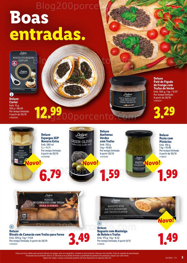 Antevisão Folheto LIDL Especial Natal Promoções a partir de 20 outubro