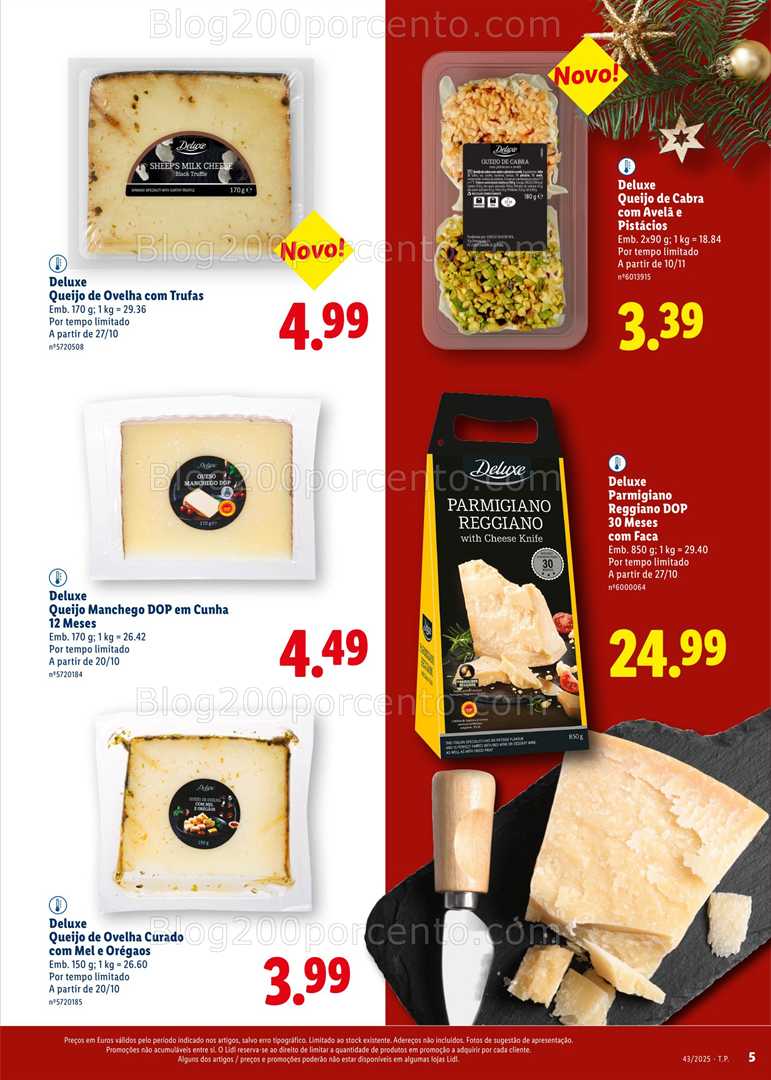 Antevisão Folheto LIDL Especial Natal Promoções a partir de 20 outubro
