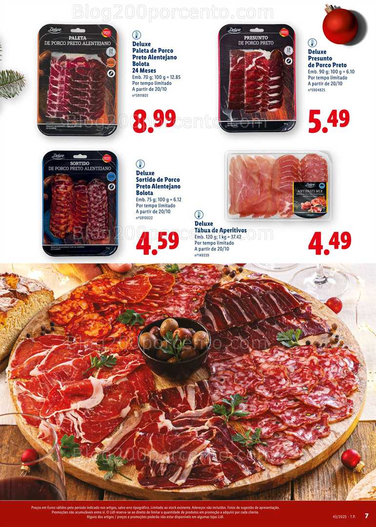 Antevisão Folheto LIDL Especial Natal Promoções a partir de 20 outubro