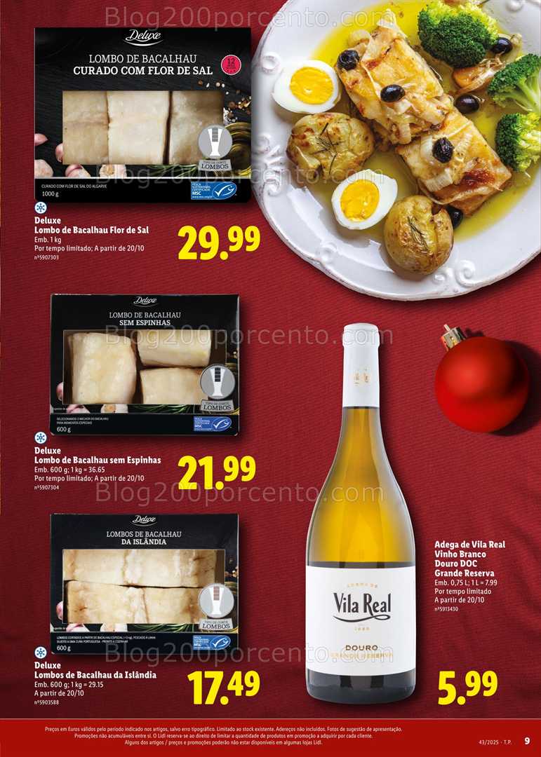 Antevisão Folheto LIDL Especial Natal Promoções a partir de 20 outubro