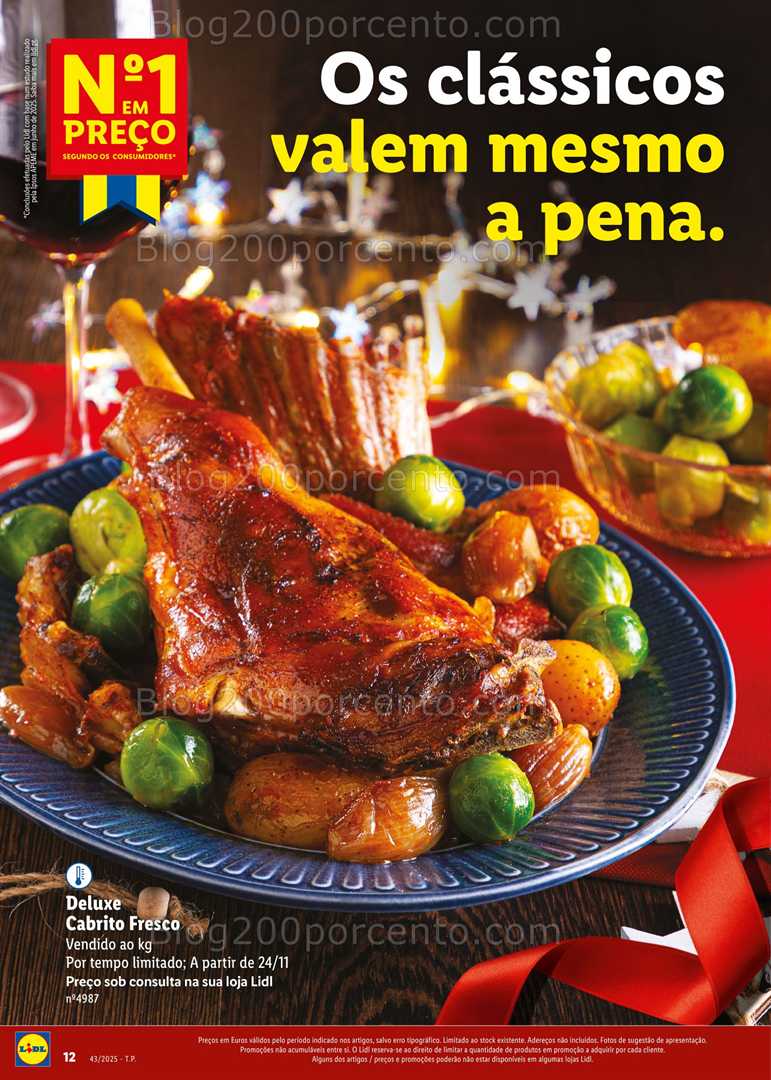 Antevisão Folheto LIDL Especial Natal Promoções a partir de 20 outubro
