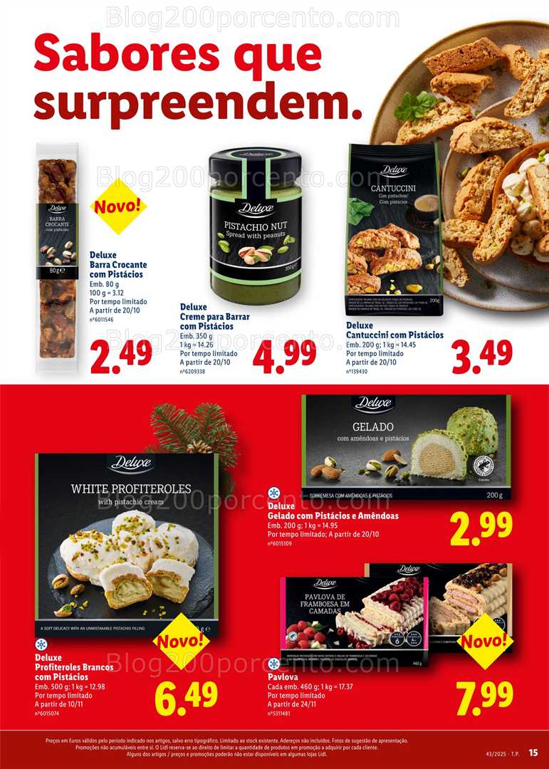 Antevisão Folheto LIDL Especial Natal Promoções a partir de 20 outubro