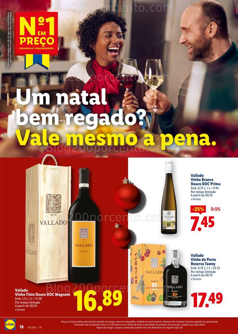 Antevisão Folheto LIDL Especial Natal Promoções a partir de 20 outubro