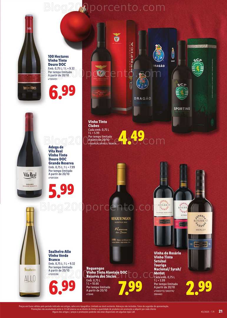 Antevisão Folheto LIDL Especial Natal Promoções a partir de 20 outubro