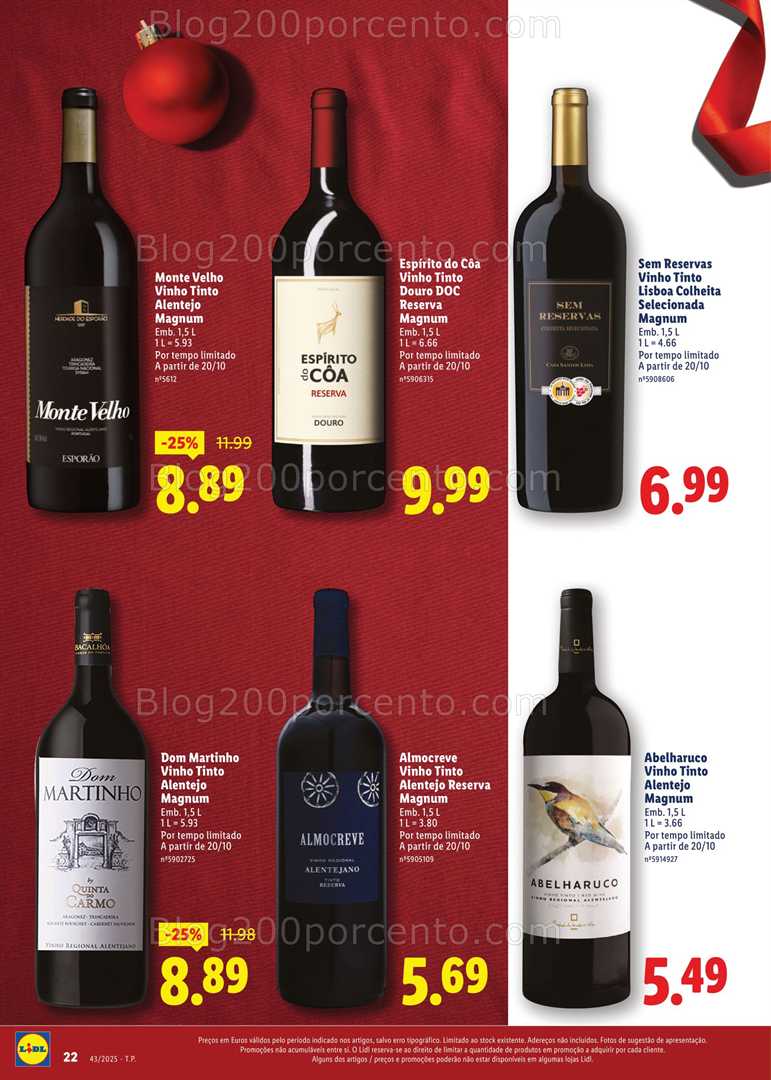 Antevisão Folheto LIDL Especial Natal Promoções a partir de 20 outubro