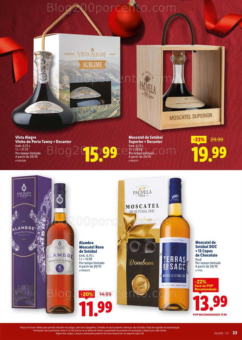 Antevisão Folheto LIDL Especial Natal Promoções a partir de 20 outubro
