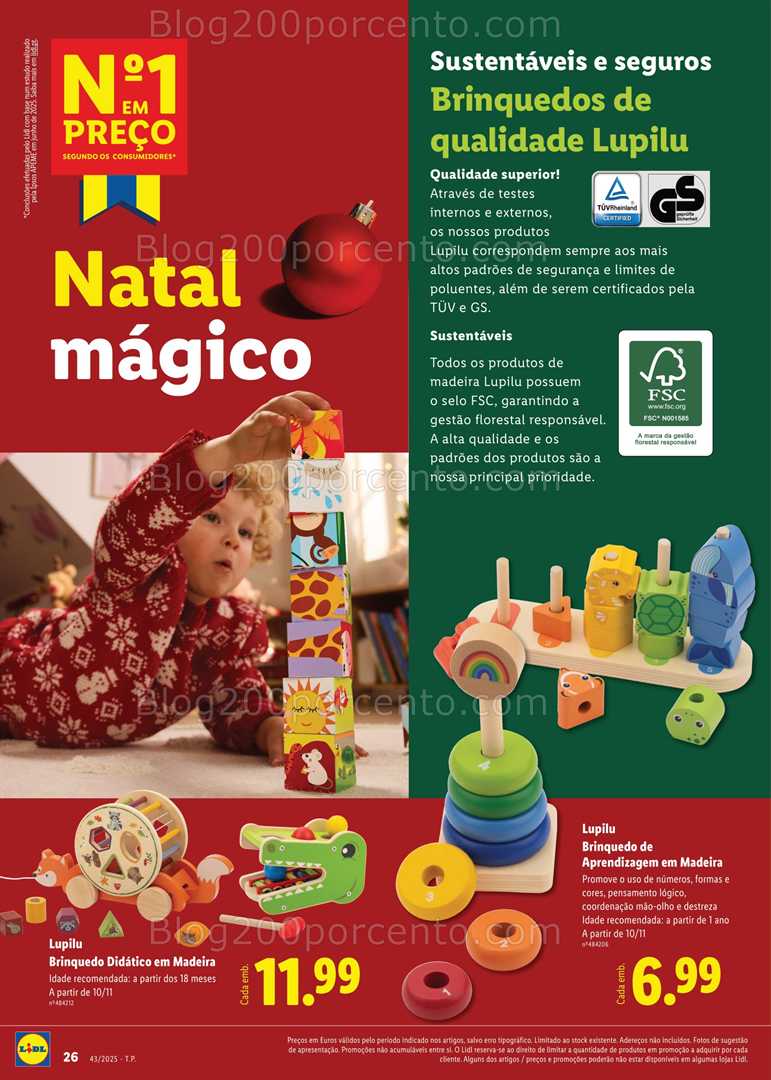 Antevisão Folheto LIDL Especial Natal Promoções a partir de 20 outubro