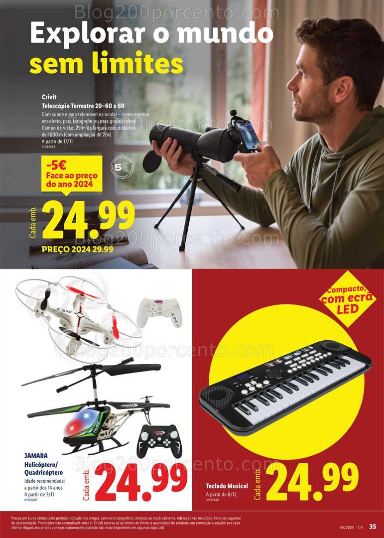 Antevisão Folheto LIDL Especial Natal Promoções a partir de 20 outubro
