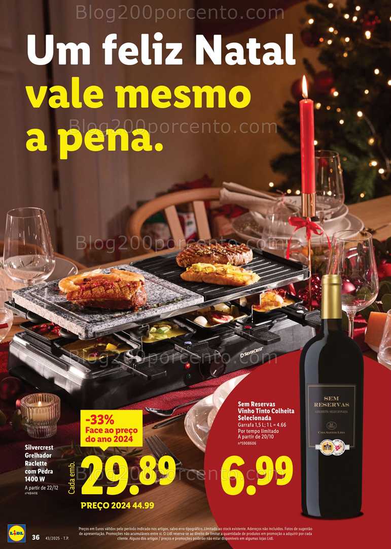Antevisão Folheto LIDL Especial Natal Promoções a partir de 20 outubro