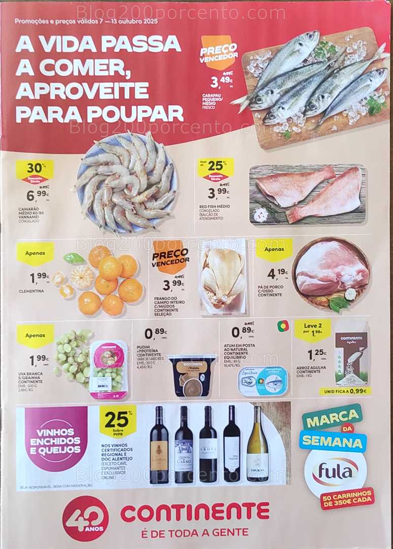 Antevisão Folheto CONTINENTE Promoções de 7 a13 outubro