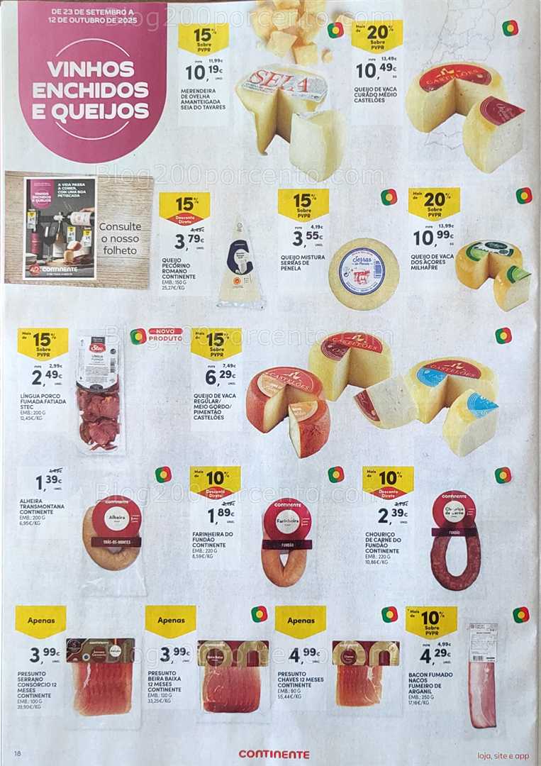 Antevisão Folheto CONTINENTE Promoções de 7 a13 outubro