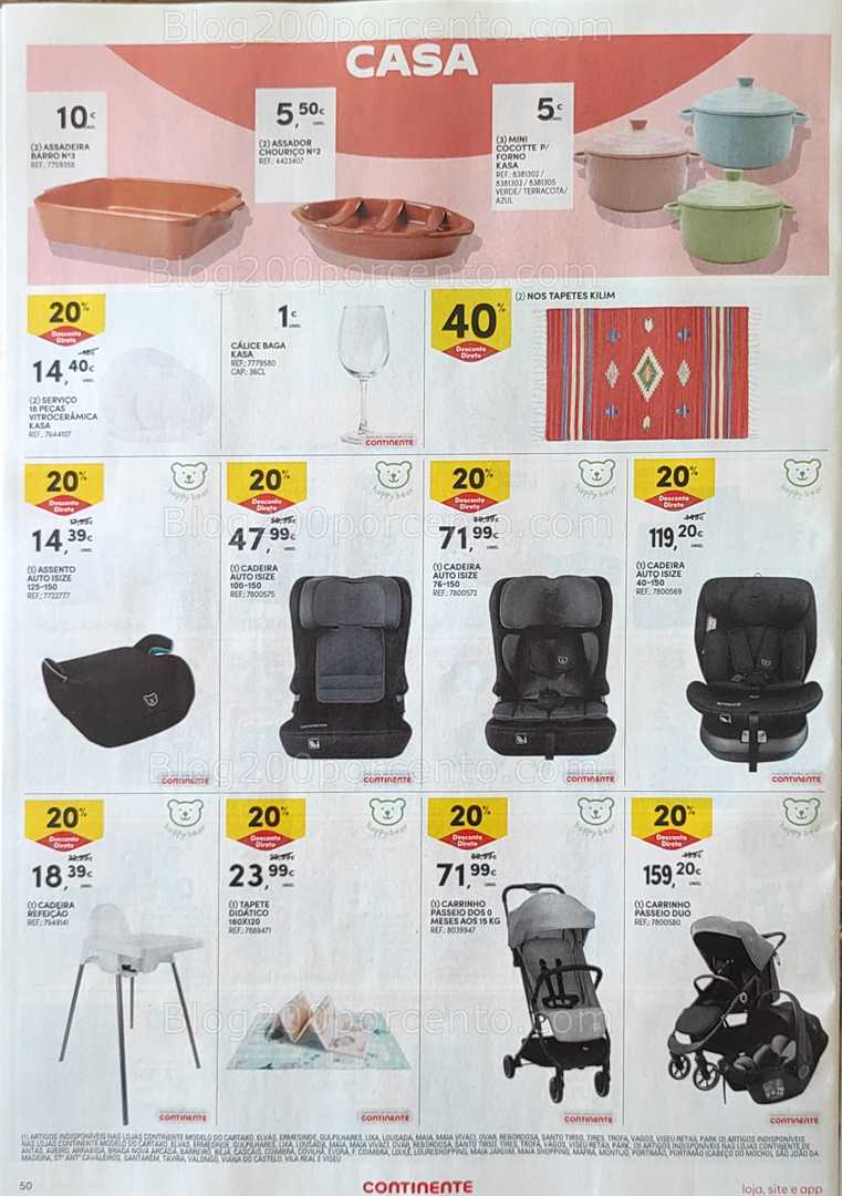 Antevisão Folheto CONTINENTE Bazar Promoções de 7 a13 outubro