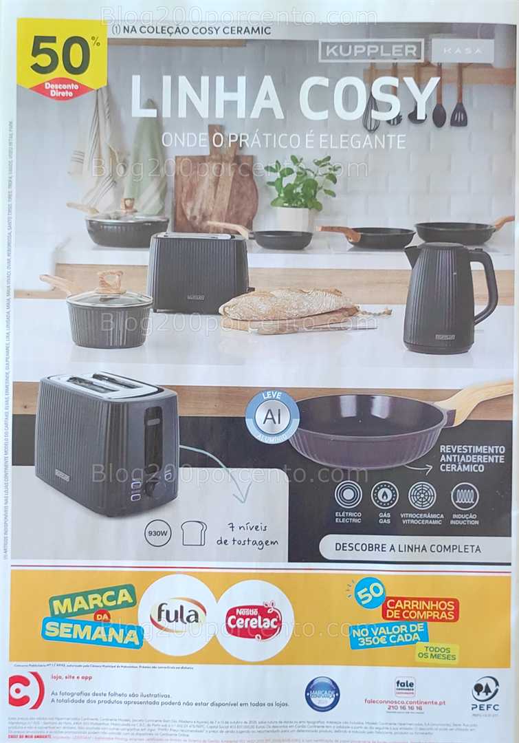 Antevisão Folheto CONTINENTE Bazar Promoções de 7 a13 outubro