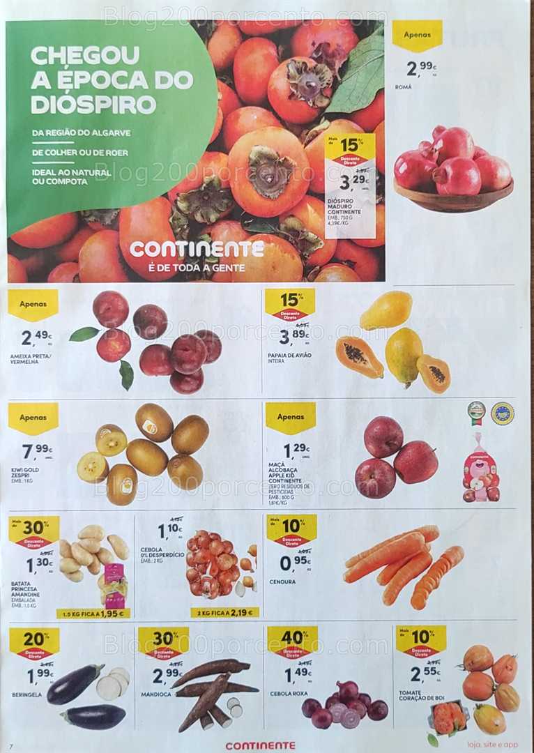 Antevisão Folheto CONTINENTE Promoções de 7 a13 outubro