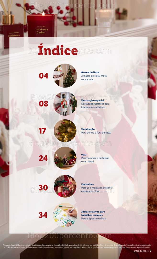 Antevisão Folheto LIDL Decoração de Natal Promoções a partir de 31 outubro