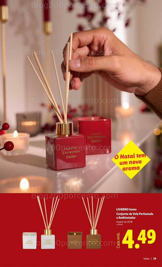 Antevisão Folheto LIDL Decoração de Natal Promoções a partir de 31 outubro