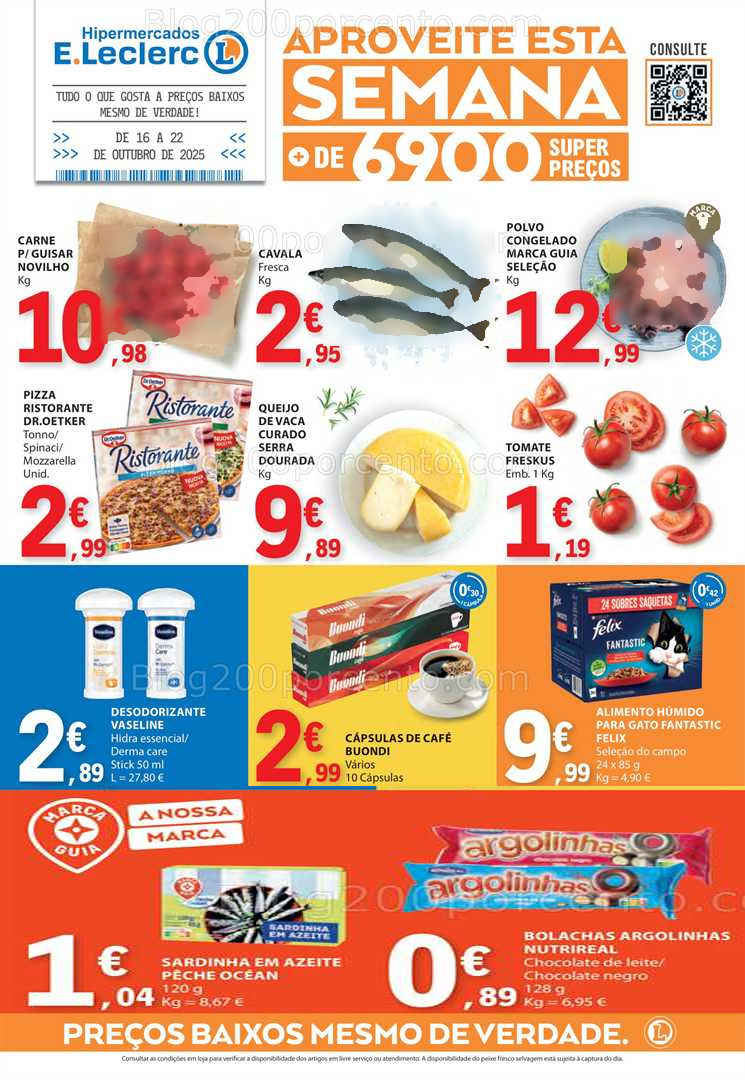 Antevisão Folheto E-LECLERC Promoções de 16 a 22 outubro