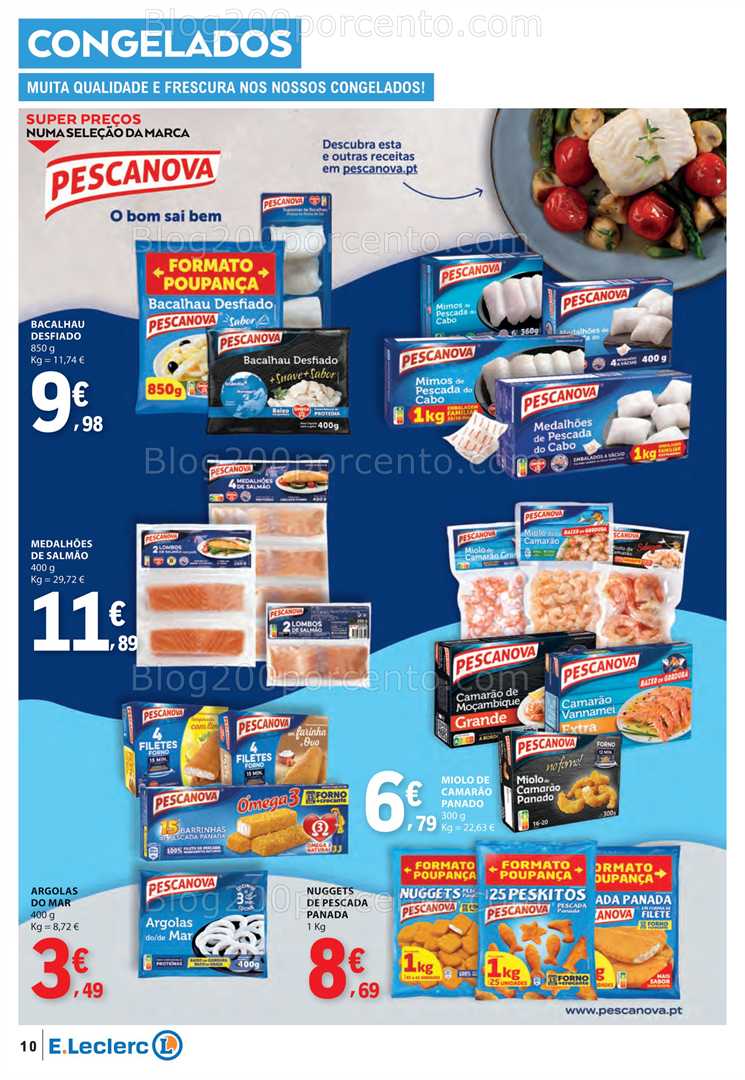 Antevisão Folheto E-LECLERC Promoções de 16 a 22 outubro