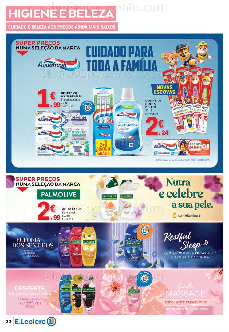 Antevisão Folheto E-LECLERC Promoções de 16 a 22 outubro