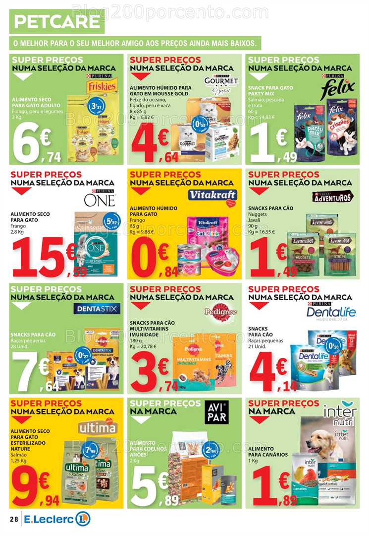 Antevisão Folheto E-LECLERC Promoções de 16 a 22 outubro