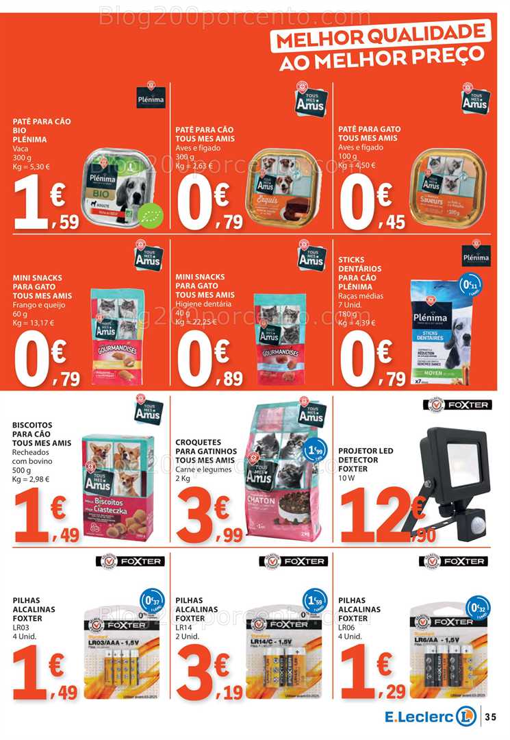 Antevisão Folheto E-LECLERC Marcas Próprias Promoções de 16 a 22 Outubro