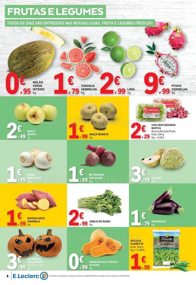 Antevisão Folheto E-LECLERC Promoções de 16 a 22 outubro