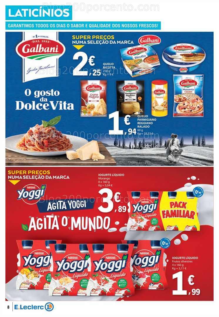 Antevisão Folheto E-LECLERC Promoções de 16 a 22 outubro