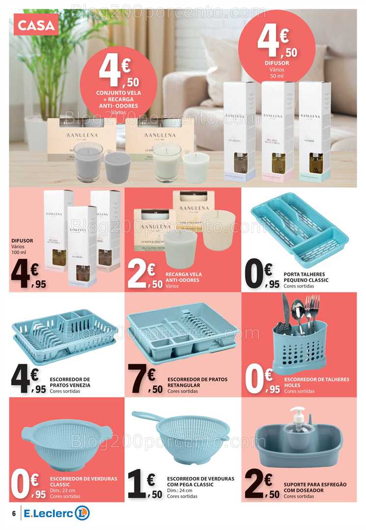Antevisão Folheto E-LECLERC Bazar Promoções de 23 outubro a 5 novembro