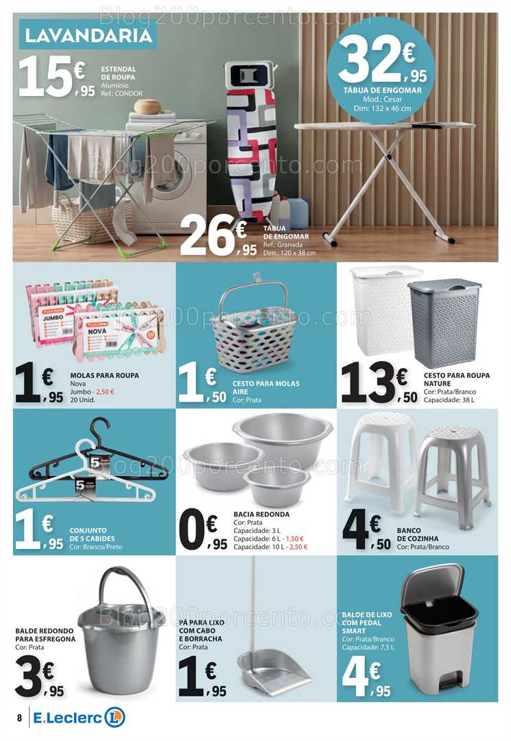 Antevisão Folheto E-LECLERC Bazar Promoções de 23 outubro a 5 novembro