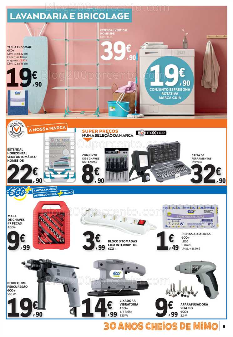 Antevisão Folheto E-LECLERC Bazar Promoções de 23 outubro a 5 novembro