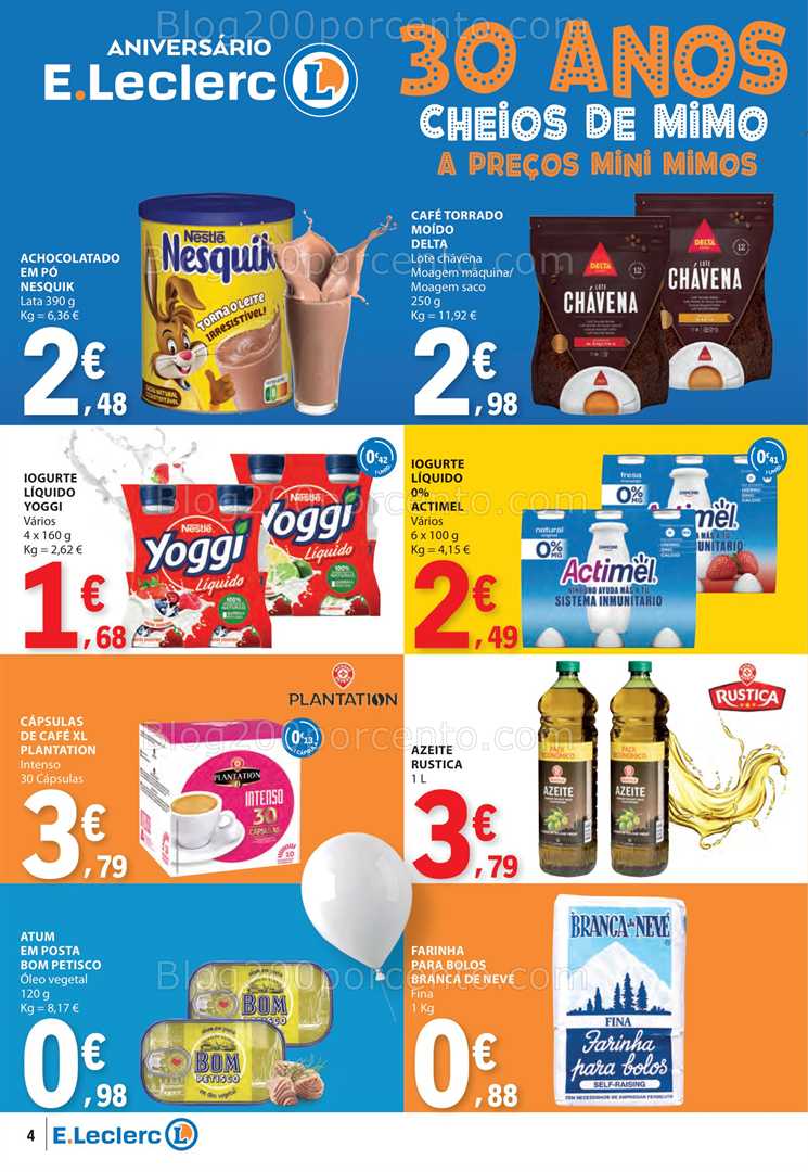 Antevisão Folheto E-LECLERC Aniversário Promoções de 23 a 29 outubro