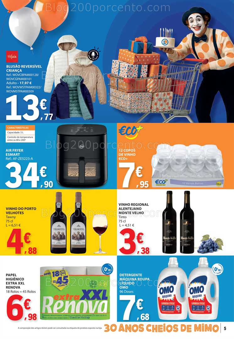 Antevisão Folheto E-LECLERC Aniversário Promoções de 23 a 29 outubro