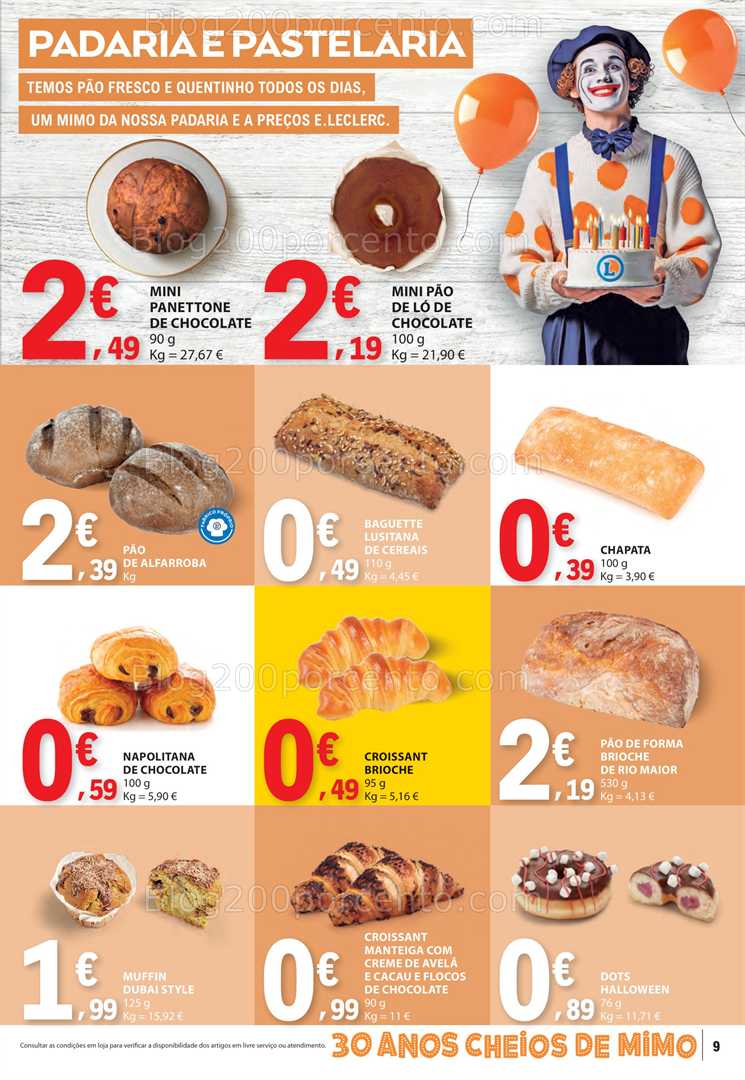 Antevisão Folheto E-LECLERC Aniversário Promoções de 23 a 29 outubro