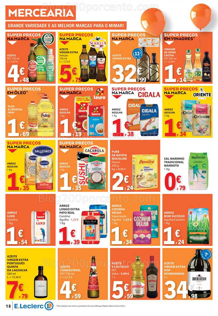 Antevisão Folheto E-LECLERC Aniversário Promoções de 23 a 29 outubro