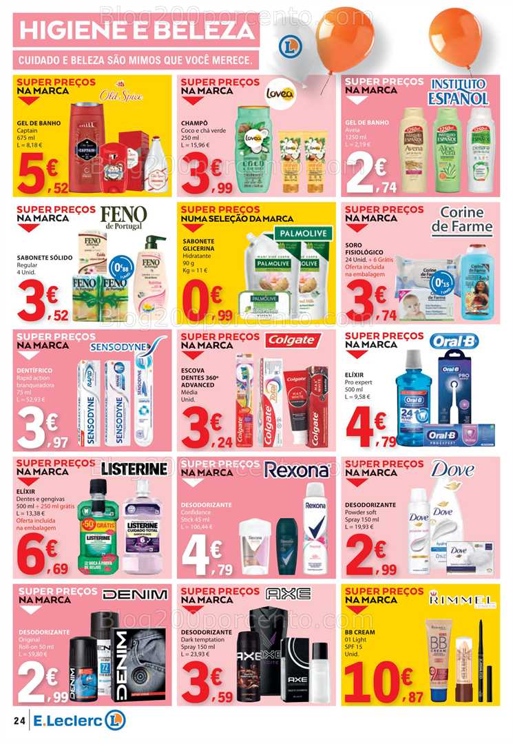 Antevisão Folheto E-LECLERC Aniversário Promoções de 23 a 29 outubro
