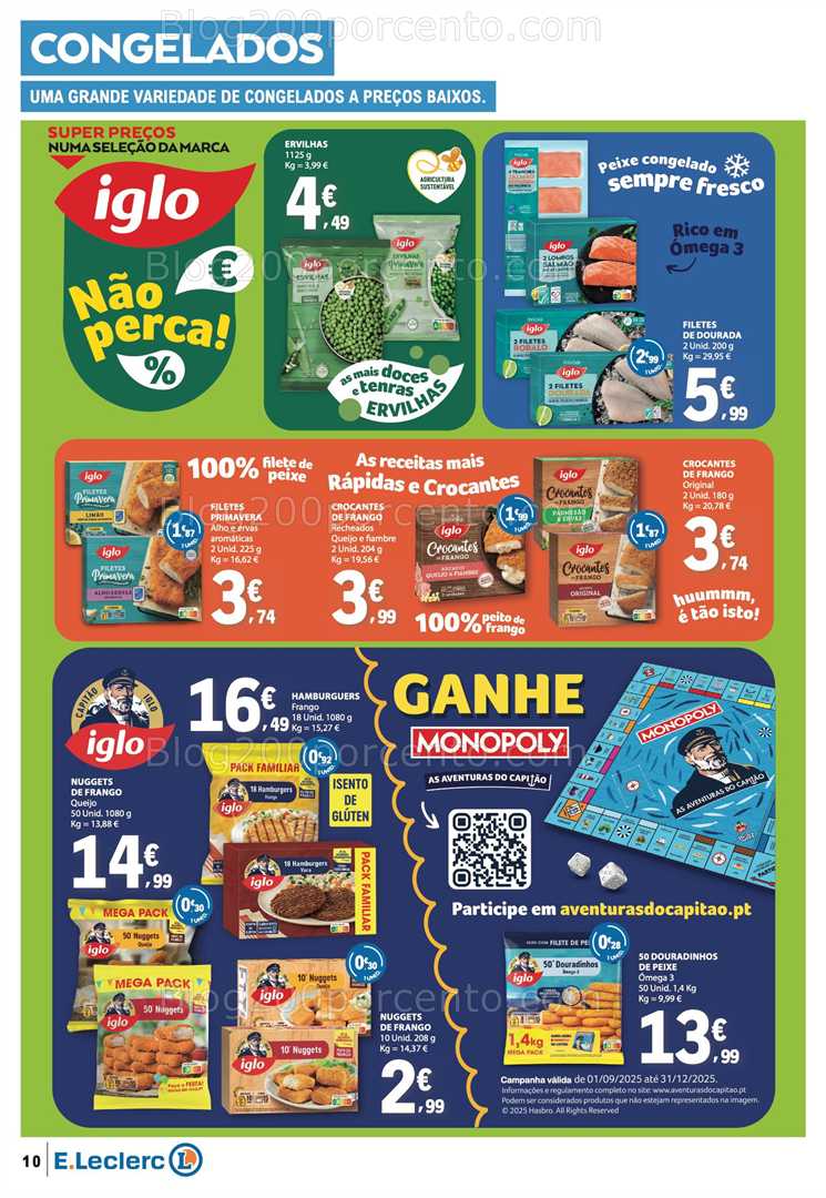 Antevisão Folheto E-LECLERC Promoções de 2 a 8 outubro