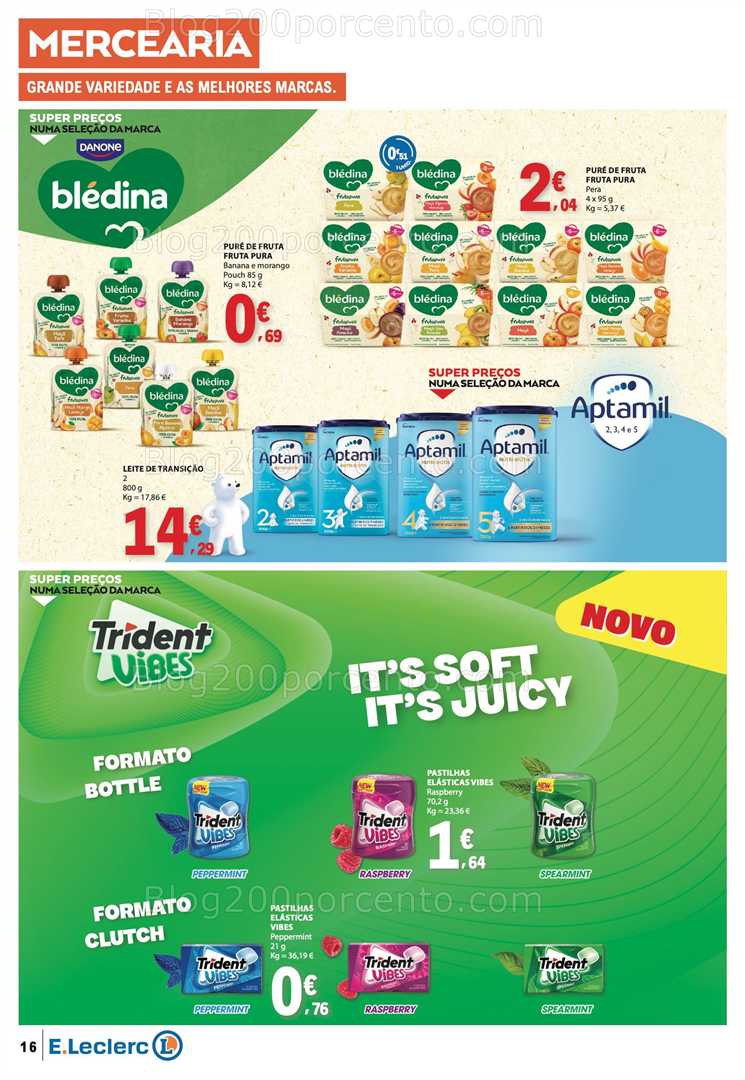 Antevisão Folheto E-LECLERC Promoções de 2 a 8 outubro