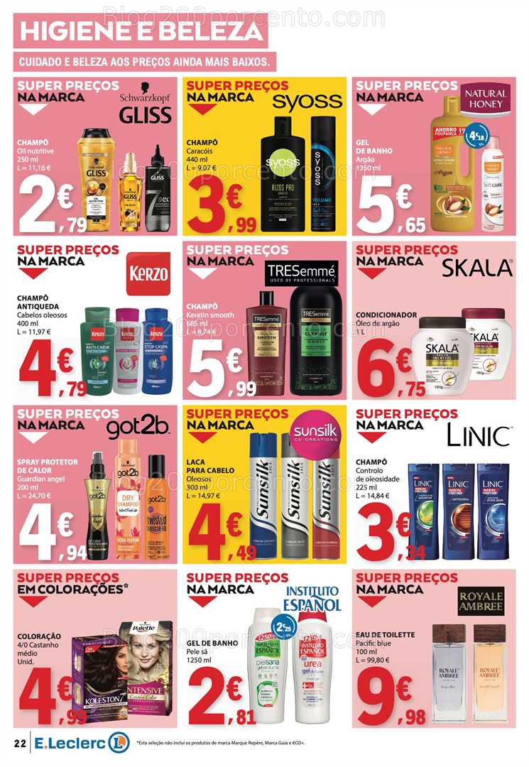Antevisão Folheto E-LECLERC Promoções de 2 a 8 outubro