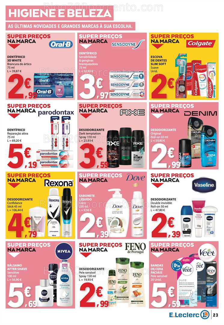 Antevisão Folheto E-LECLERC Promoções de 2 a 8 outubro