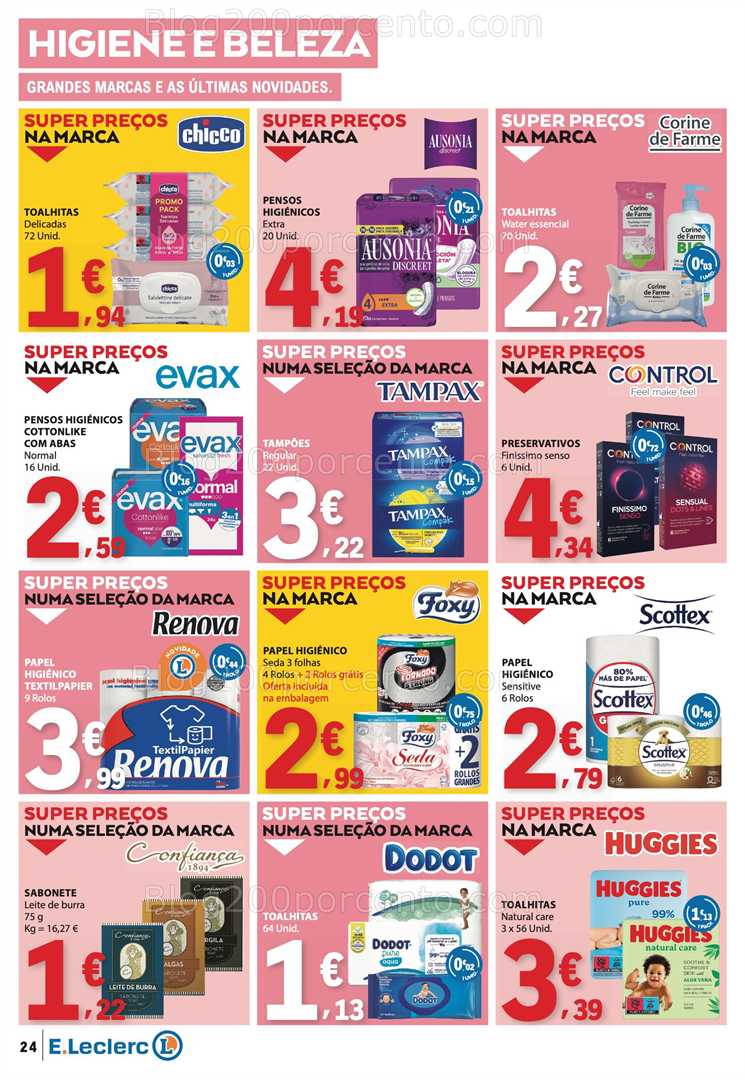 Antevisão Folheto E-LECLERC Promoções de 2 a 8 outubro