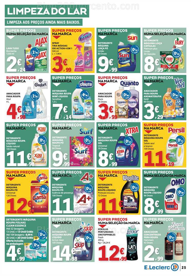 Antevisão Folheto E-LECLERC Promoções de 2 a 8 outubro