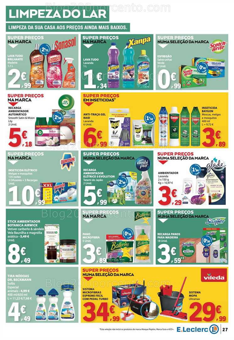 Antevisão Folheto E-LECLERC Promoções de 2 a 8 outubro