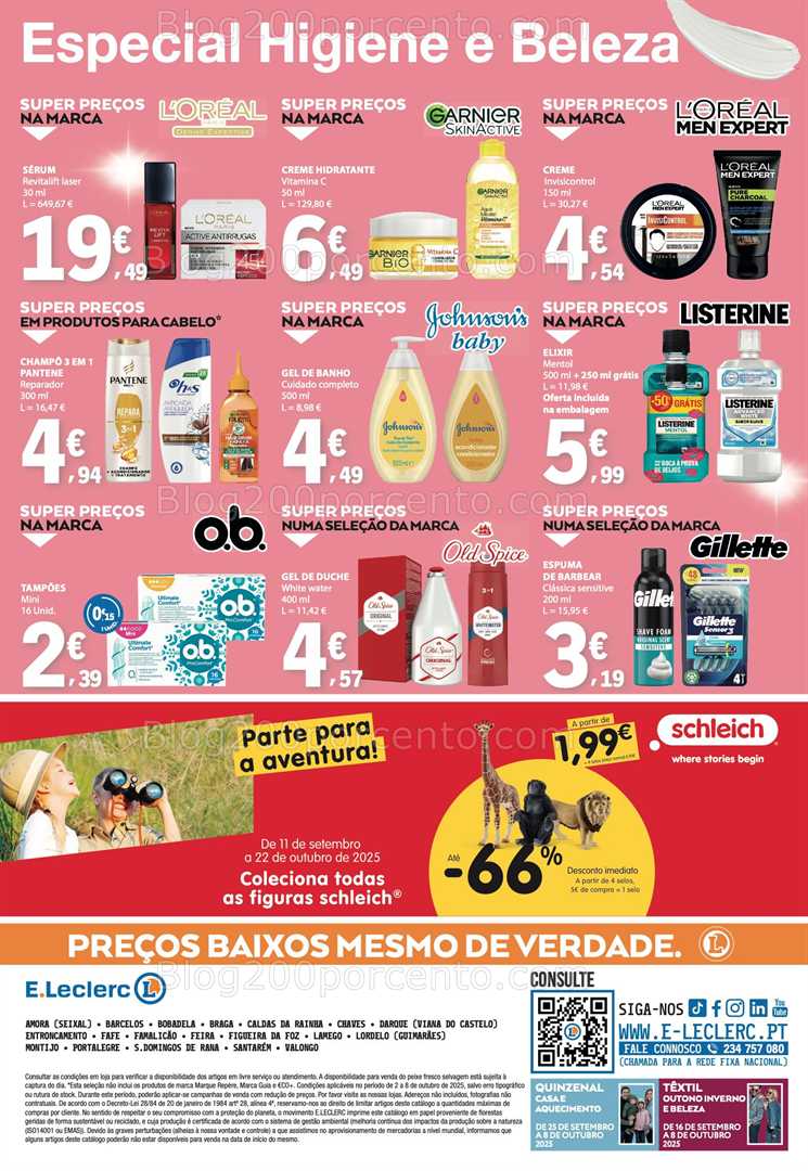 Antevisão Folheto E-LECLERC Promoções de 2 a 8 outubro