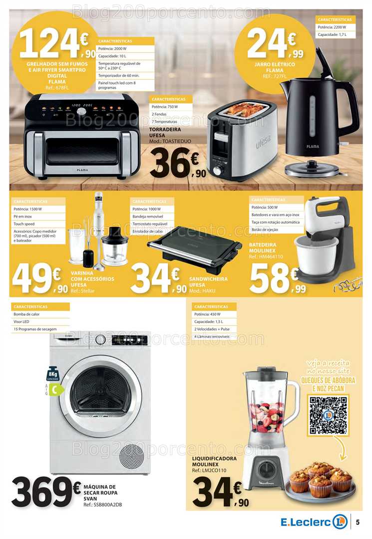 Antevisão Folheto E-LECLERC Beleza e Bazar Promoções de 9 a 22 outubro