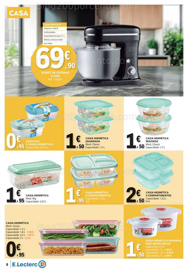 Antevisão Folheto E-LECLERC Beleza e Bazar Promoções de 9 a 22 outubro