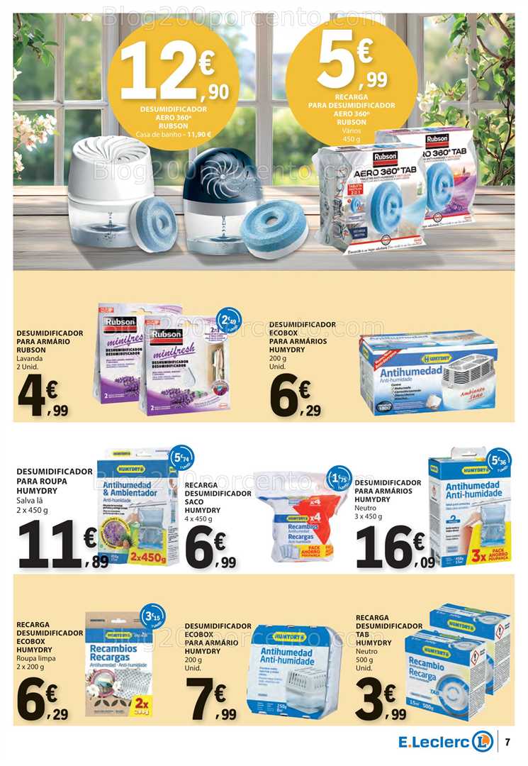 Antevisão Folheto E-LECLERC Beleza e Bazar Promoções de 9 a 22 outubro