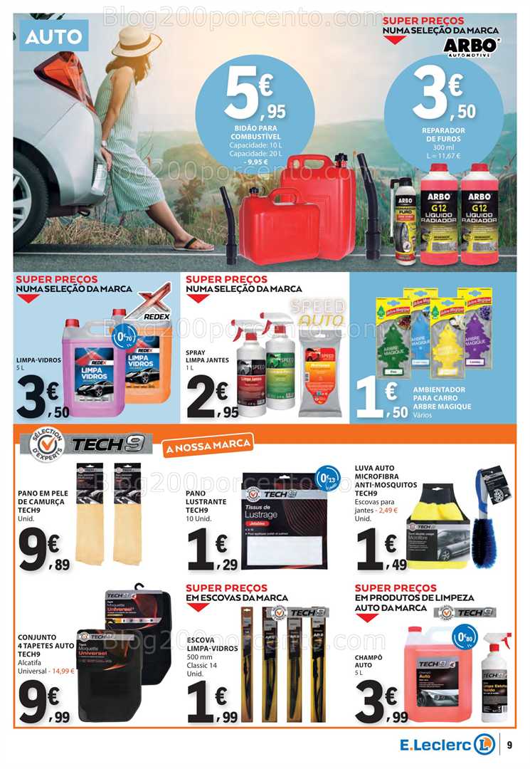 Antevisão Folheto E-LECLERC Beleza e Bazar Promoções de 9 a 22 outubro