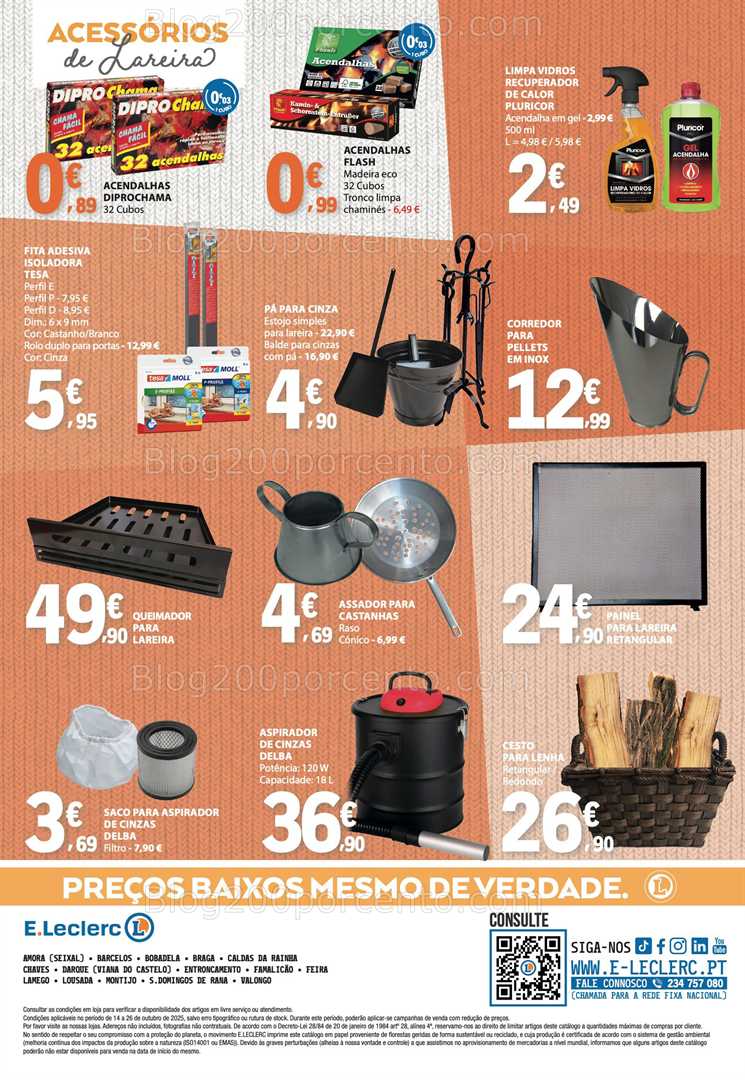 Antevisão Folheto E-LECLERC Promoções de 14 a 26 outubro